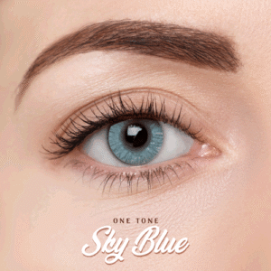 Sky Blue 1 Tone Contact Lenses