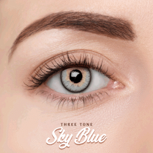 Sky Blue 3 Tone Contact Lenses